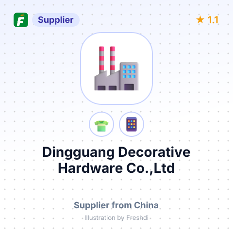 Dingguang Decorative Hardware Co.,Ltd – summary card, no photo uploaded yet