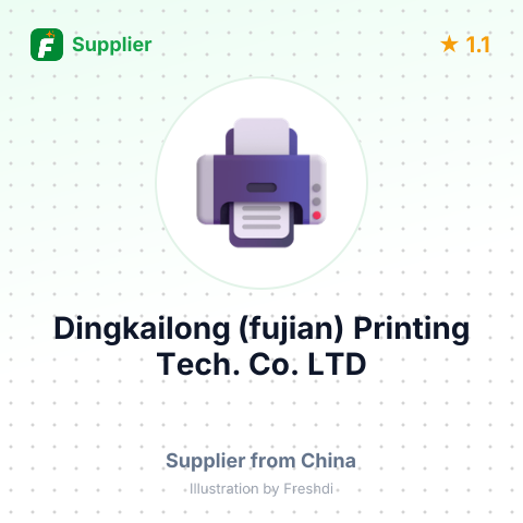 Dingkailong (fujian) Printing Tech. Co. LTD – summary card, no photo uploaded yet