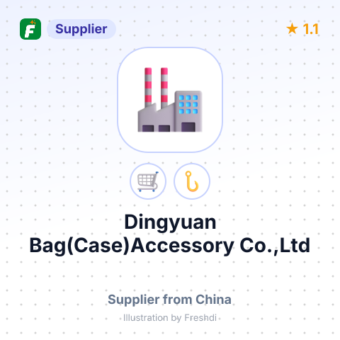 Dingyuan Bag(Case)Accessory Co.,Ltd – summary card, no photo uploaded yet