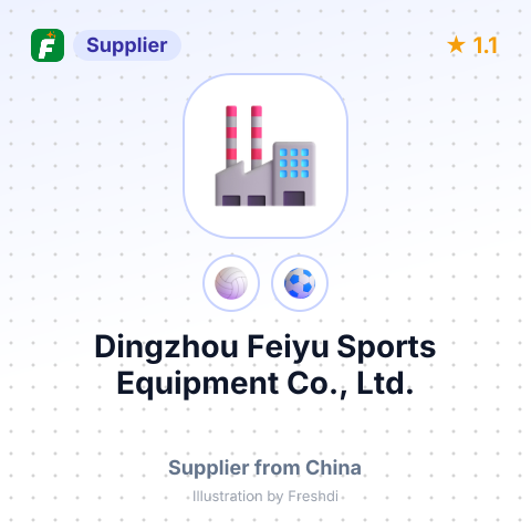 Dingzhou Feiyu Sports Equipment Co., Ltd. – summary card, no photo uploaded yet