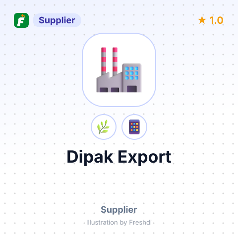 Dipak Export – summary card, no photo uploaded yet