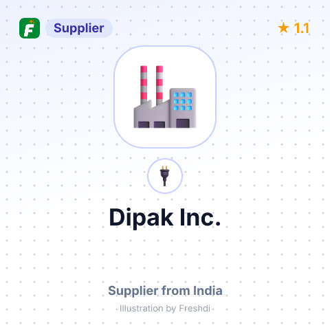 Dipak Inc. – summary card, no photo uploaded yet