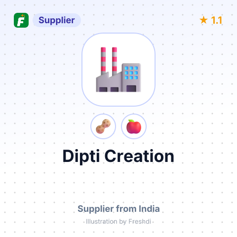 Dipti Creation  – summary card, no photo uploaded yet