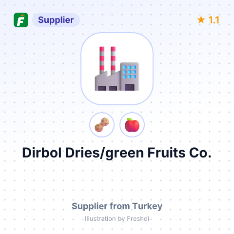 Dirbol Dries/green Fruits Co.  – summary card, no photo uploaded yet