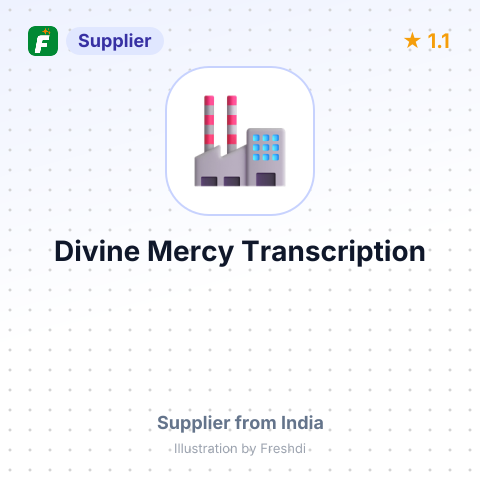 Divine Mercy Transcription – summary card, no photo uploaded yet
