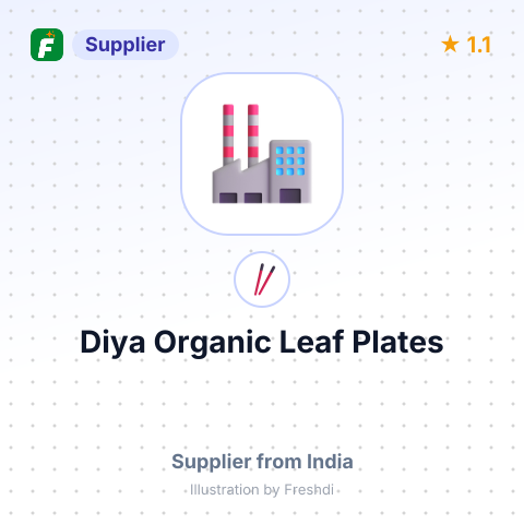 Diya Organic Leaf Plates  – summary card, no photo uploaded yet