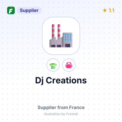 Dj Creations – summary card, no photo uploaded yet