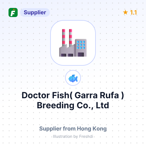 Doctor Fish( Garra Rufa ) Breeding Co., Ltd – summary card, no photo uploaded yet