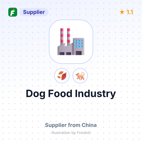 Dog Food Industry – summary card, no photo uploaded yet