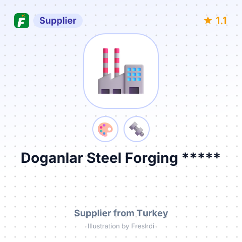 Doganlar Steel Forging ***** – summary card, no photo uploaded yet