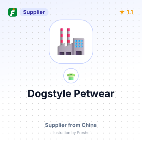 Dogstyle Petwear – summary card, no photo uploaded yet