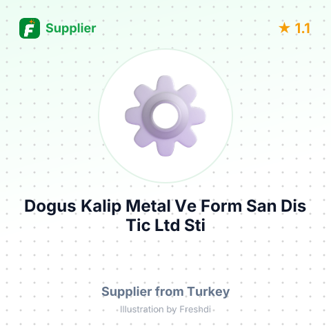 Dogus Kalip Metal Ve Form San Dis Tic Ltd Sti – summary card, no photo uploaded yet