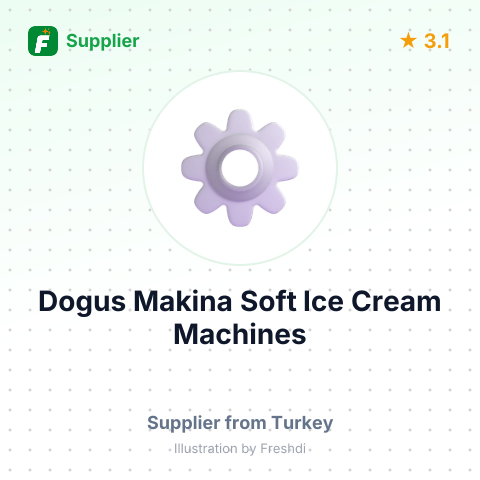Dogus Makina Soft Ice Cream Machines – summary card, no photo uploaded yet