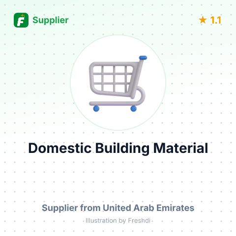 Domestic Building Material – summary card, no photo uploaded yet