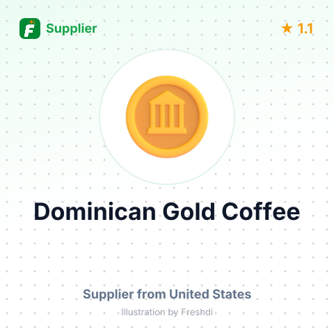 Dominican Gold Coffee – summary card, no photo uploaded yet