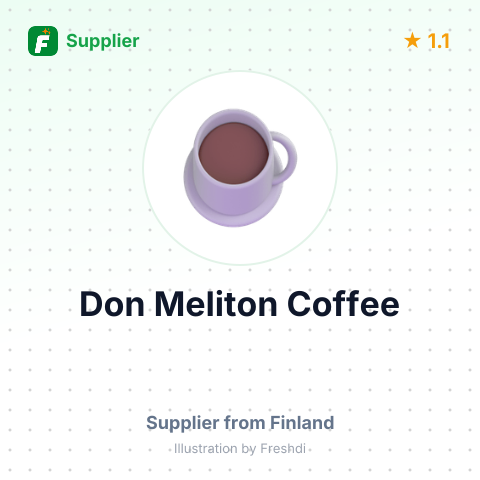Don Meliton Coffee  – summary card, no photo uploaded yet