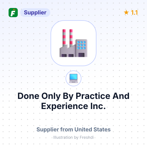 Done Only By Practice And Experience Inc. – summary card, no photo uploaded yet