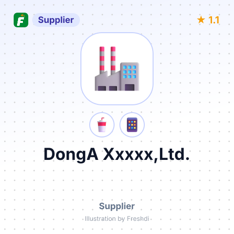 DongA Xxxxx,Ltd. – summary card, no photo uploaded yet