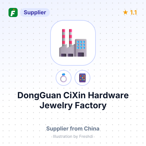 DongGuan CiXin Hardware Jewelry Factory – summary card, no photo uploaded yet