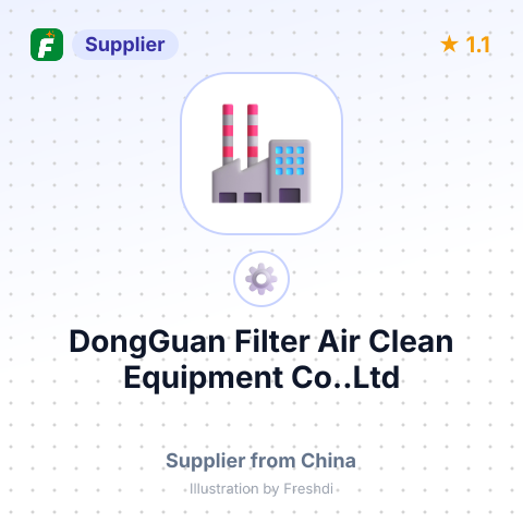 DongGuan Filter Air Clean Equipment Co..Ltd – summary card, no photo uploaded yet