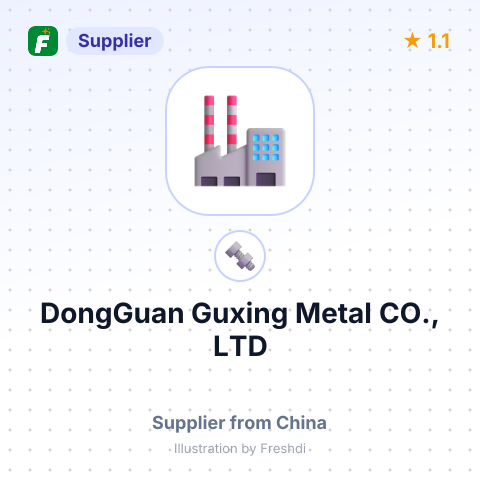 DongGuan Guxing Metal CO., LTD – summary card, no photo uploaded yet