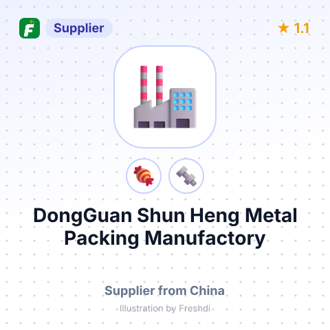 DongGuan Shun Heng Metal Packing Manufactory – summary card, no photo uploaded yet