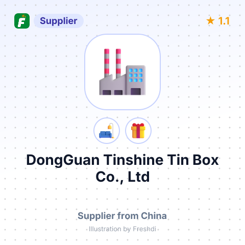 DongGuan Tinshine Tin Box Co., Ltd – summary card, no photo uploaded yet