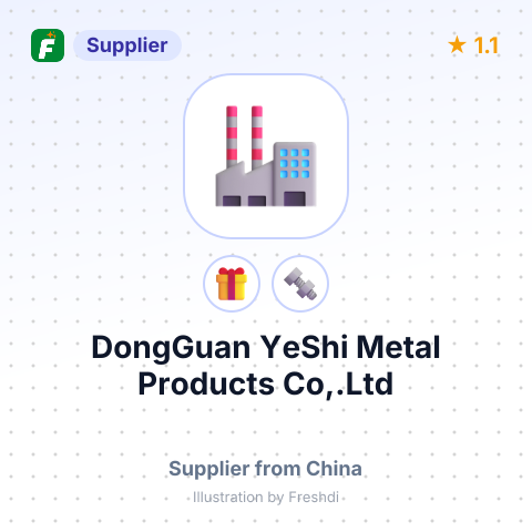 DongGuan YeShi Metal Products Co,.Ltd – summary card, no photo uploaded yet