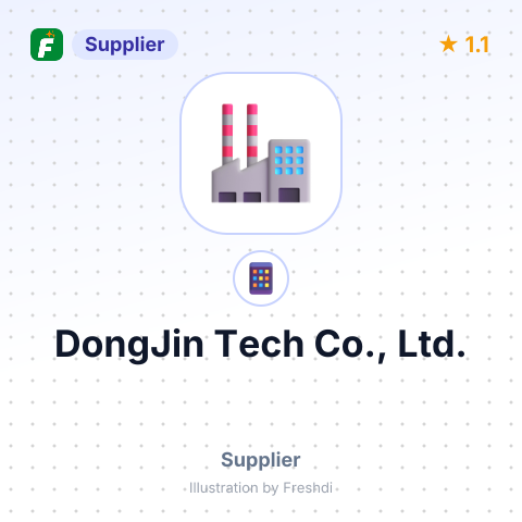 DongJin Tech Co., Ltd. – summary card, no photo uploaded yet