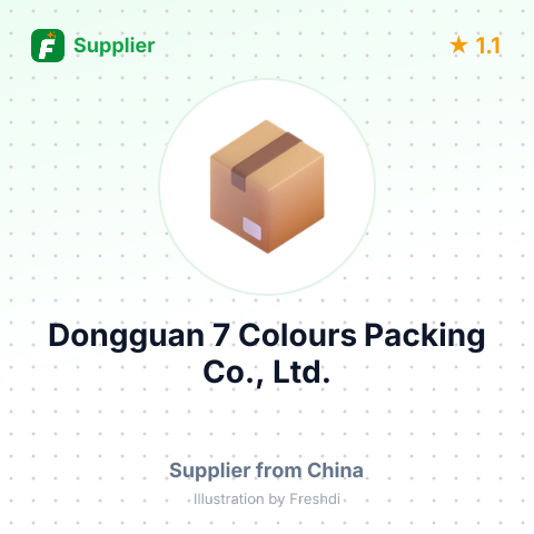 Dongguan 7 Colours Packing Co., Ltd. – summary card, no photo uploaded yet