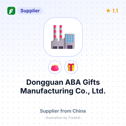 Dongguan ABA Gifts Manufacturing Co., Ltd. – summary card, no photo uploaded yet