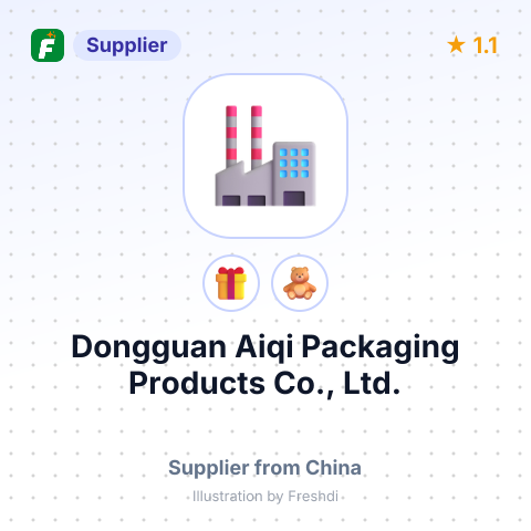 Dongguan Aiqi Packaging Products Co., Ltd. – summary card, no photo uploaded yet