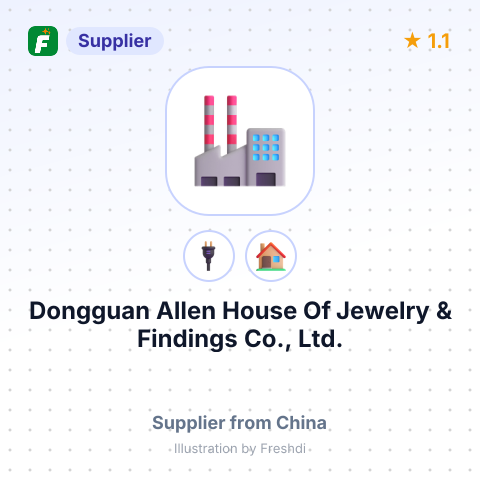 Dongguan Allen House Of Jewelry & Findings Co., Ltd. – summary card, no photo uploaded yet