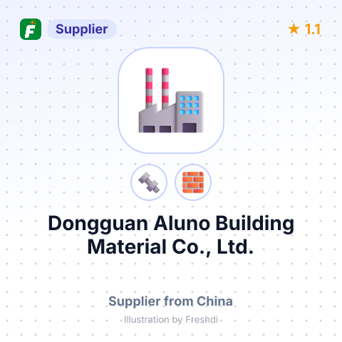 Dongguan Aluno Building Material Co., Ltd. – summary card, no photo uploaded yet