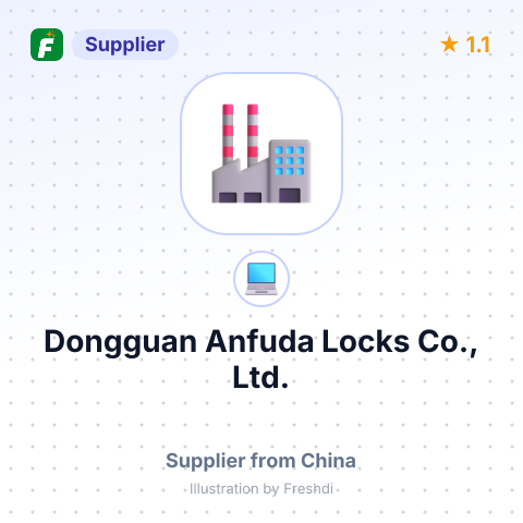 Dongguan Anfuda Locks Co., Ltd. – summary card, no photo uploaded yet