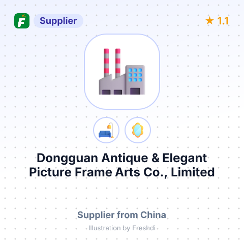Dongguan Antique & Elegant Picture Frame Arts Co., Limited – summary card, no photo uploaded yet