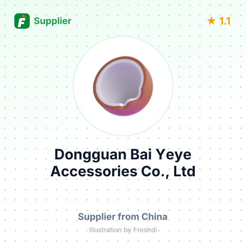 Dongguan Bai Yeye Accessories Co., Ltd – summary card, no photo uploaded yet