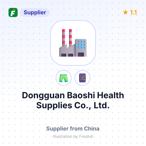Dongguan Baoshi Health Supplies Co., Ltd. – summary card, no photo uploaded yet