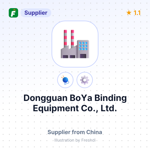 Dongguan BoYa Binding Equipment Co., Ltd. – summary card, no photo uploaded yet