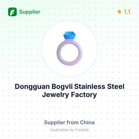 Dongguan Bogvli Stainless Steel Jewelry Factory – summary card, no photo uploaded yet