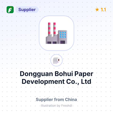 Dongguan Bohui Paper Development Co., Ltd – summary card, no photo uploaded yet