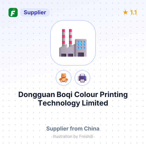 Dongguan Boqi Colour Printing Technology Limited – summary card, no photo uploaded yet