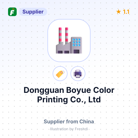 Dongguan Boyue Color Printing Co., Ltd – summary card, no photo uploaded yet