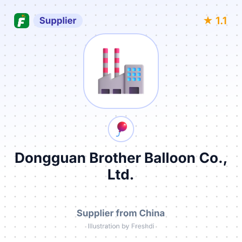 Dongguan Brother Balloon Co., Ltd. – summary card, no photo uploaded yet