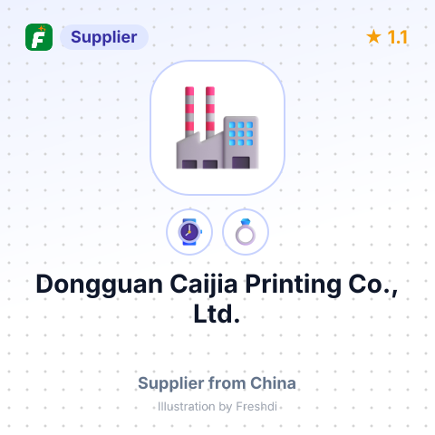 Dongguan Caijia Printing Co., Ltd. – summary card, no photo uploaded yet