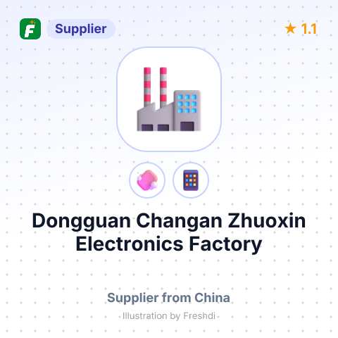 Dongguan Changan Zhuoxin Electronics Factory – summary card, no photo uploaded yet