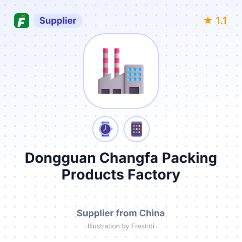 Dongguan Changfa Packing Products Factory – summary card, no photo uploaded yet