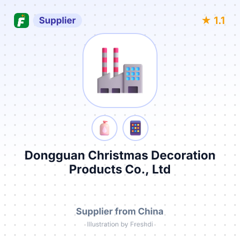 Dongguan Christmas Decoration Products Co., Ltd – summary card, no photo uploaded yet