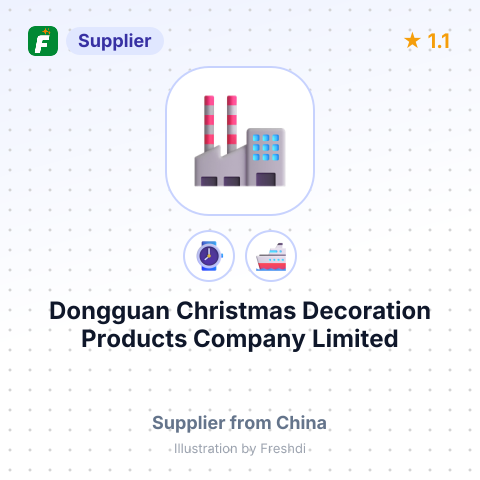 Dongguan Christmas Decoration Products Company Limited – summary card, no photo uploaded yet
