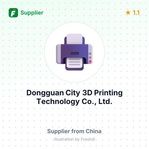 Dongguan City 3D Printing Technology Co., Ltd. – summary card, no photo uploaded yet